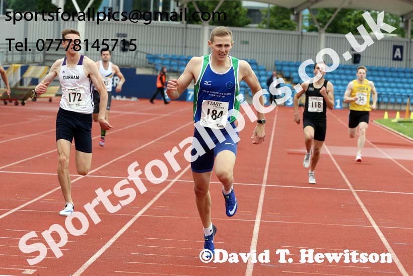 Senior mens 400 metres, Northern Senior and Under-20s Champs., SportsCity, Manchester. Photo: David T. Hewitson/Sports for All Pics